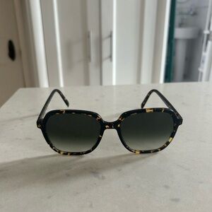 Warby Parker square frame gradient lense Tortoise Shell Sunglasses
